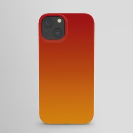 Red Orange Gradient iPhone Case