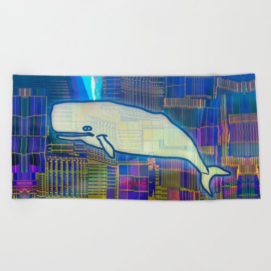 Cachalote in Atlantis 03-08-16 Beach Towel