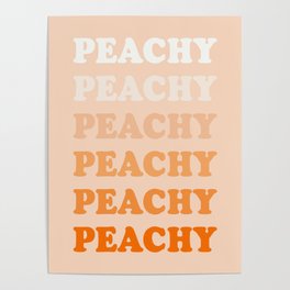 peachy Poster