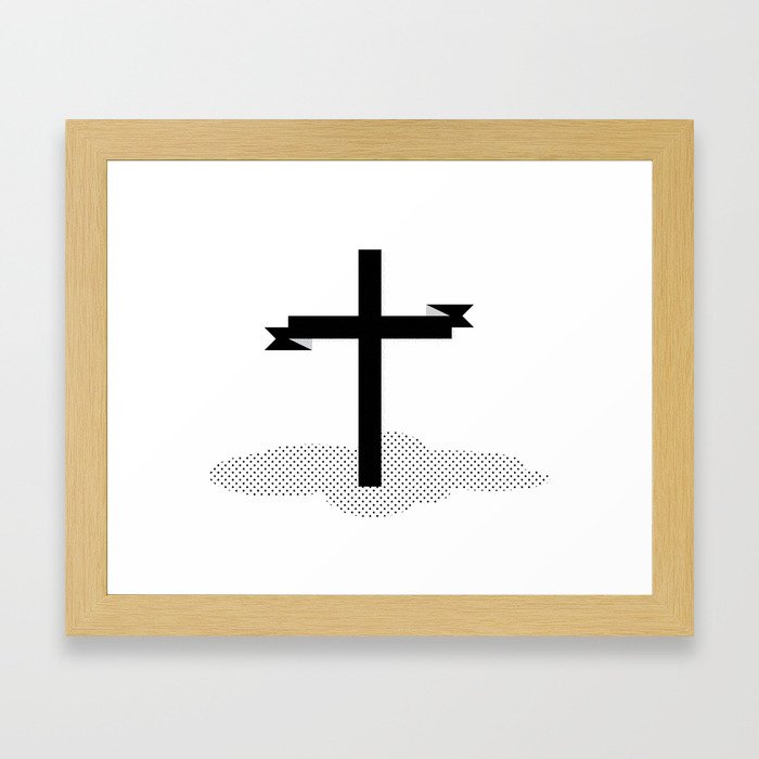 Creative Cross Framed Art Print