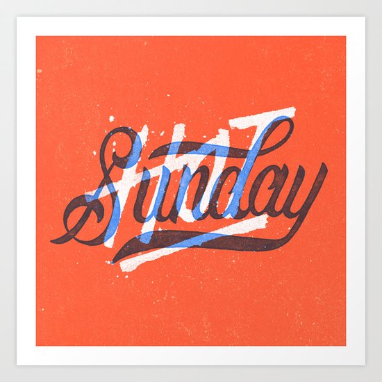 Hot Sunday Art Print