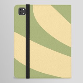Sage Green Leaves Abstract iPad Folio Case