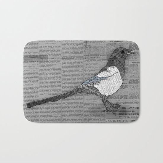 Bad News Bird Bath Mat