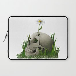 Death Becomes Life Laptop Sleeve