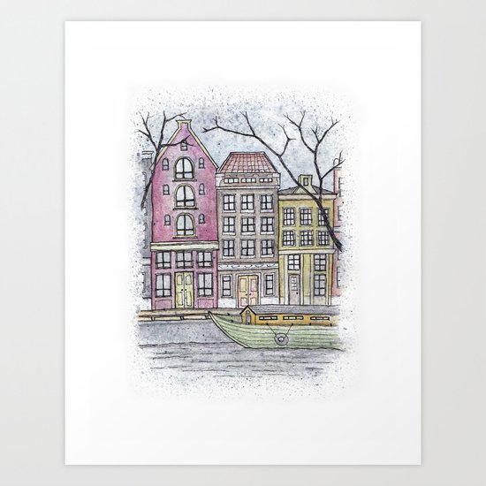 Amsterdam Art Print