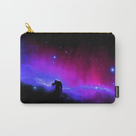 nEbulA : Horsehead Nebula Fuchsia & Violet Carry-All Pouch