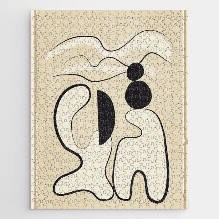 Minimal Abstraction 8 Jigsaw Puzzle