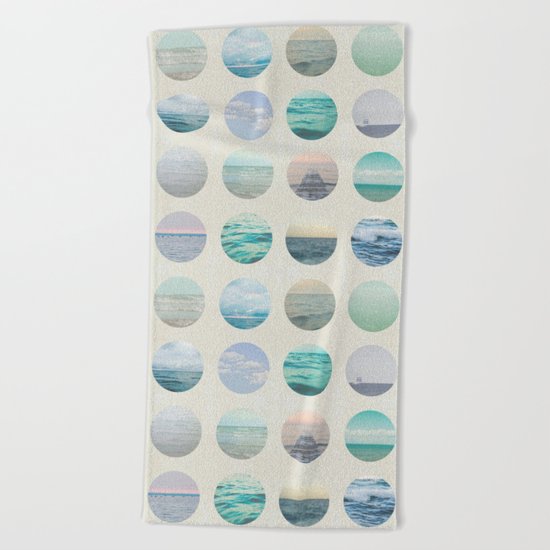 Ocean Polka dot Beach Towel