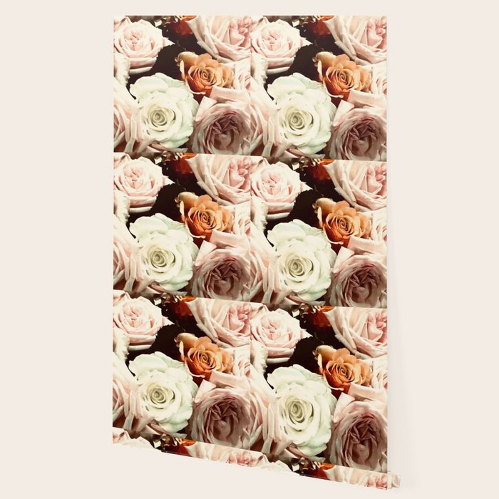 Vintage Rose Wallpaper By Toniartist Society6