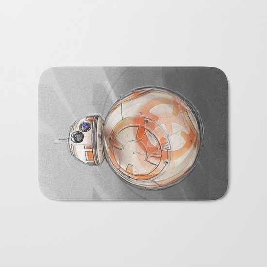 BB8 - on the move Bath Mat