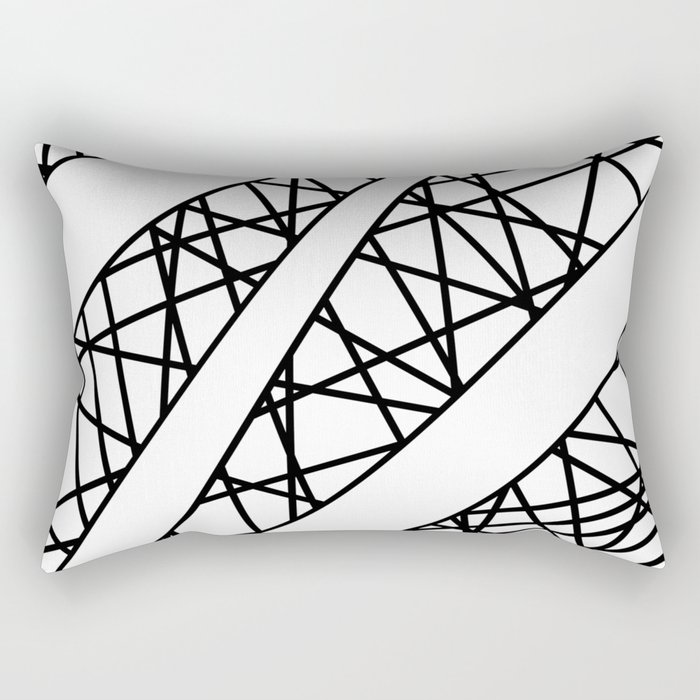 Lazer Dance X Rectangular Pillow
