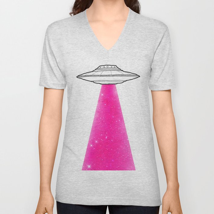 UFO V Neck T Shirt