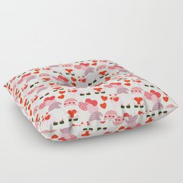 Cute Valentines Day Heart Gnome Lover Floor Pillow