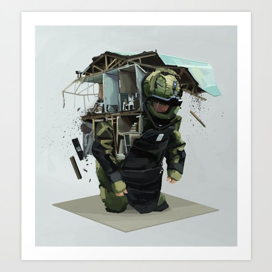 Heavy weight Art Print