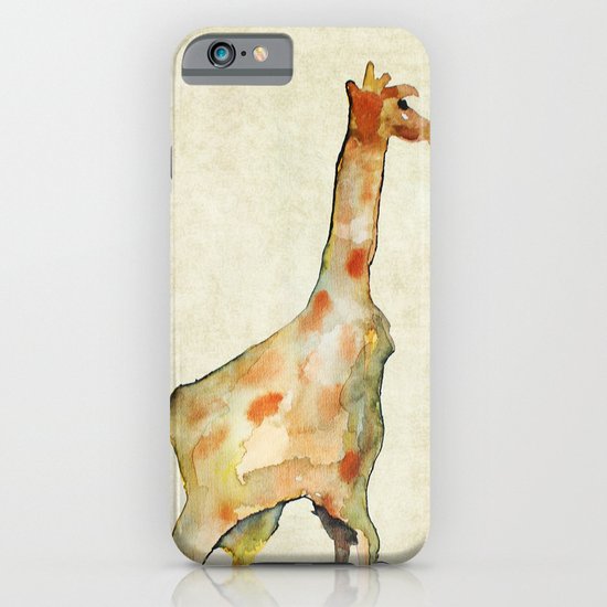 old camouflage giraffe iPhone & iPod Case
