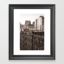 Architecture of NYC | Sepia Photography | New York City Framed Art Print