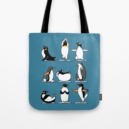 Penguin Yoga Tote Bag