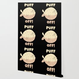 Puff Off Puffer Fish Sea Wallpaper