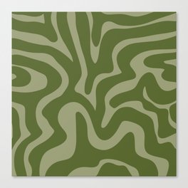 15 Abstract Liquid Swirly Shapes 220725 Valourine Digital Design Canvas Print