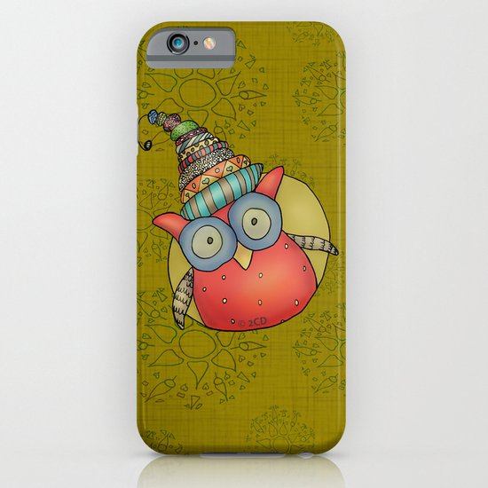 Puki Owl - mustard iPhone & iPod Case