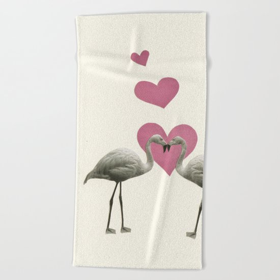 Love Birds Beach Towel