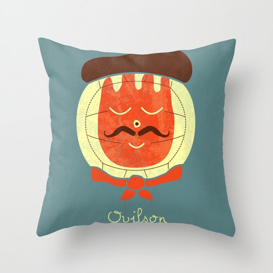 French Companion Throw Pillow