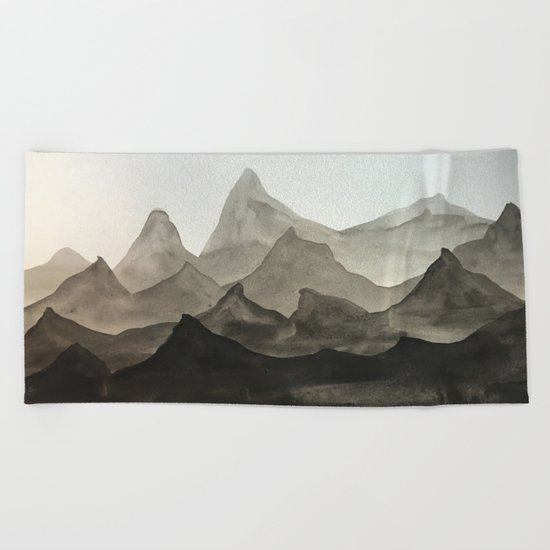 Mountains Beach Towel