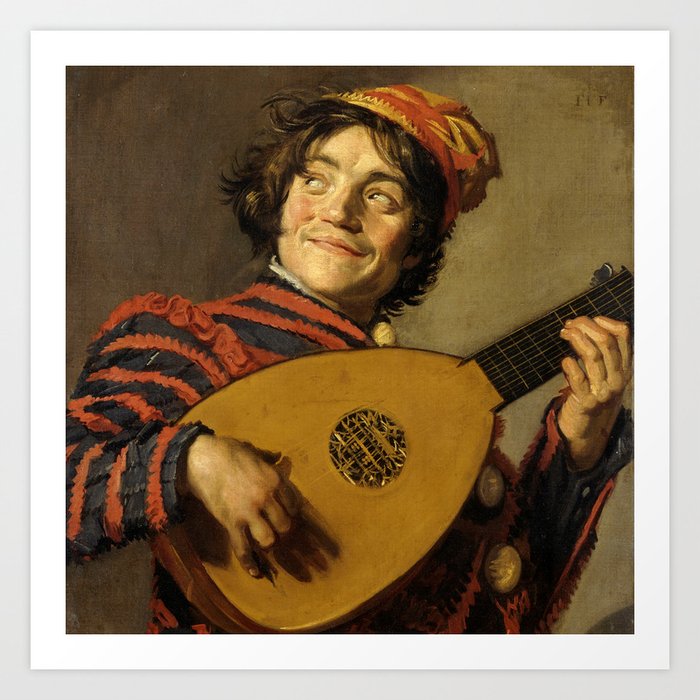 Frans Hals The Lute Player Art Print By Alexandra Arts Society6