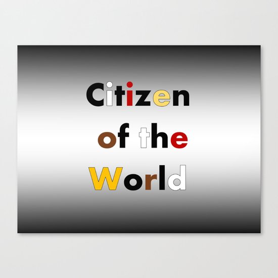 Citizen of the World Canvas Print