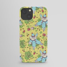 Strawberry Clowns | clowncore pattern | cute clown phone case | Kidcore iPhone Case