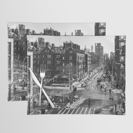 New York City | Black and White Photography | Winter Day Placemat