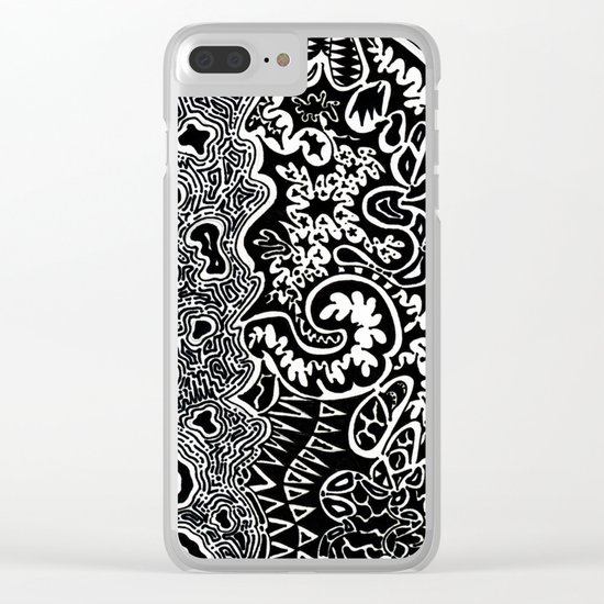 Dependent Existence / The Sun and The Moon Clear iPhone Case