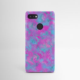 Aqua and Magenta Tie Dye Design Android Case