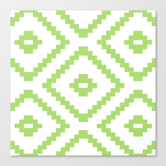 green pattern Canvas Print