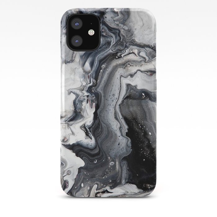 Marble B/W/G iPhone Case