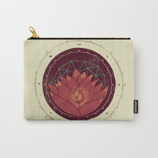 Red Lotus Carry-All Pouch