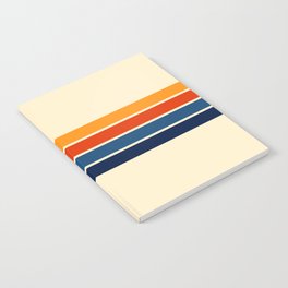 Classic Retro Stripes Notebook