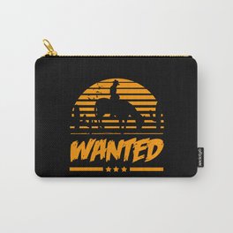 Cowboys With Horse In The Wild West Carry-All Pouch