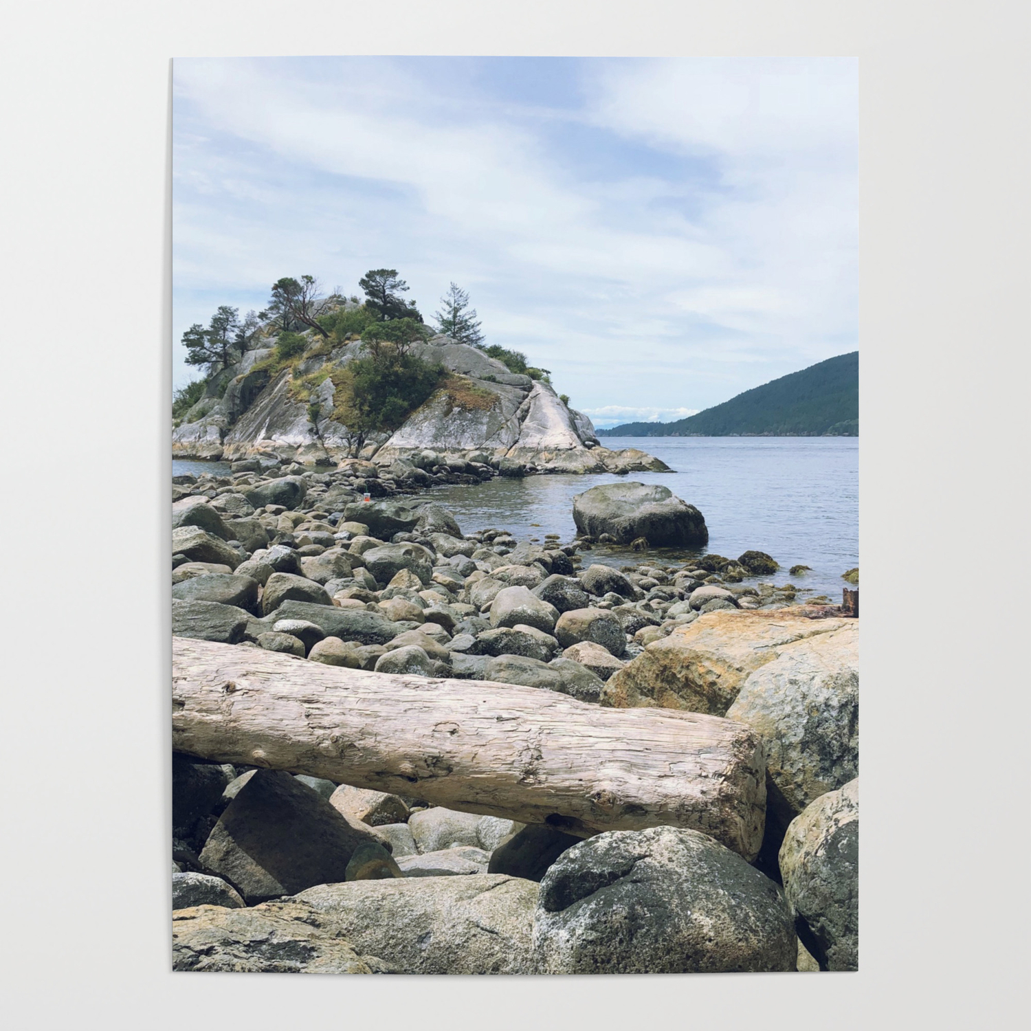Low Tide At Whytecliff Park Poster By Freeairlifephotography Society6