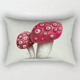 Mushroom Amanita Rectangular Pillow