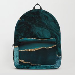 Beautiful Teal Desert Pattern Backpack