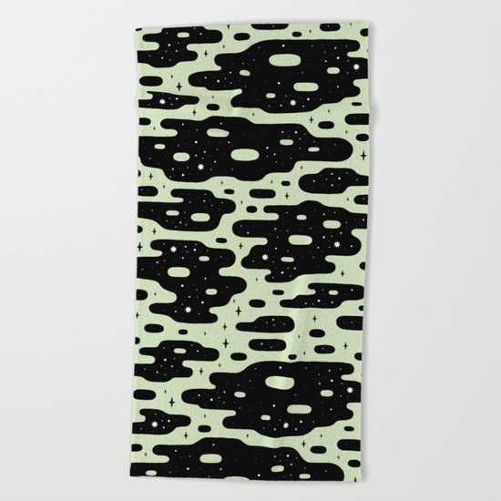 Space Blobs Beach Towel