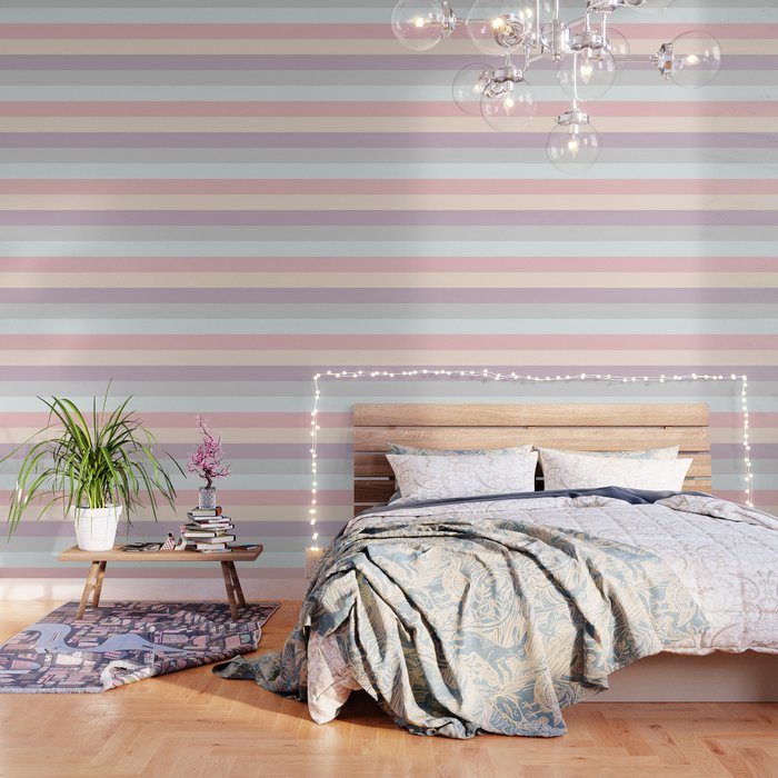 Easter Spring Pastel Color Eggshell Blue Dusty Rose Blush Pink Stripe Wallpaper By Chicelegantboutique Society6 Download high quality pink backgrounds for your mobile, desktop or website from our stunning collection. society6