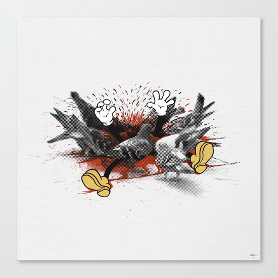 Pop Culture Consumption Canvas Print