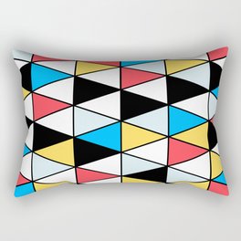 Colorful Triangle Rectangular Pillow