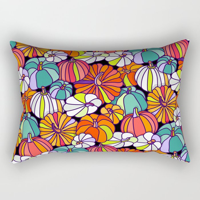 Pumpkin Pattern Rectangular Pillow