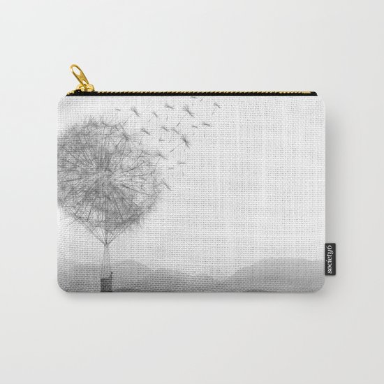 Dandelion Sketch Carry-All Pouch