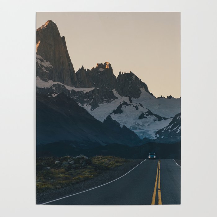 The road to Fitz Roy Poster