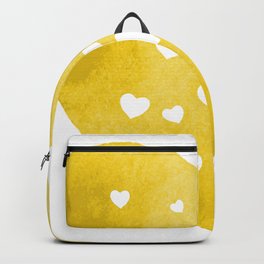 Yellow Hearts Backpack