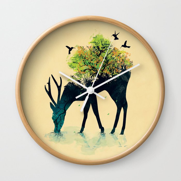 Watering (A Life Into Itself) Wall Clock